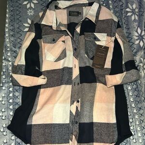 Cavalini Striped Shirt with Black and Cream